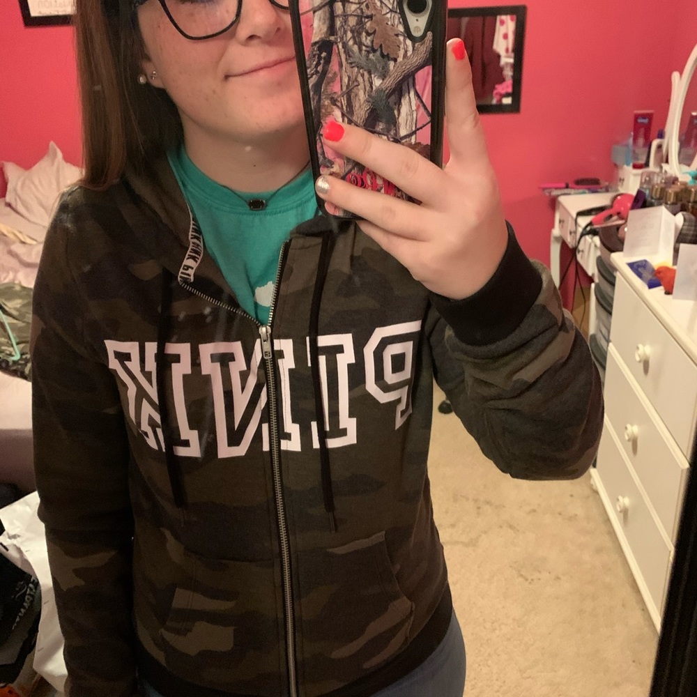 Pink camo jacket